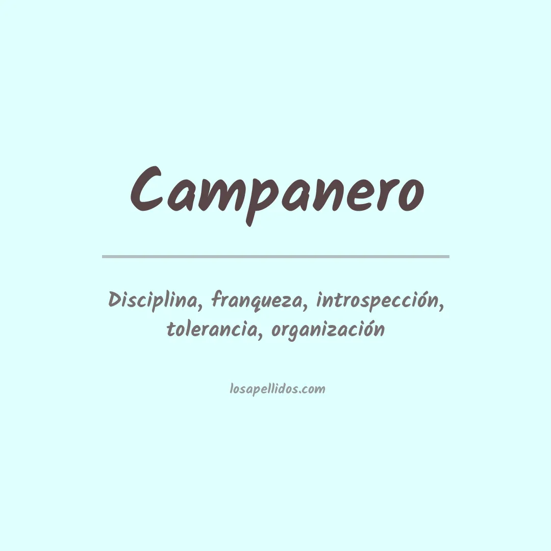 Significado del Apellido Campanero