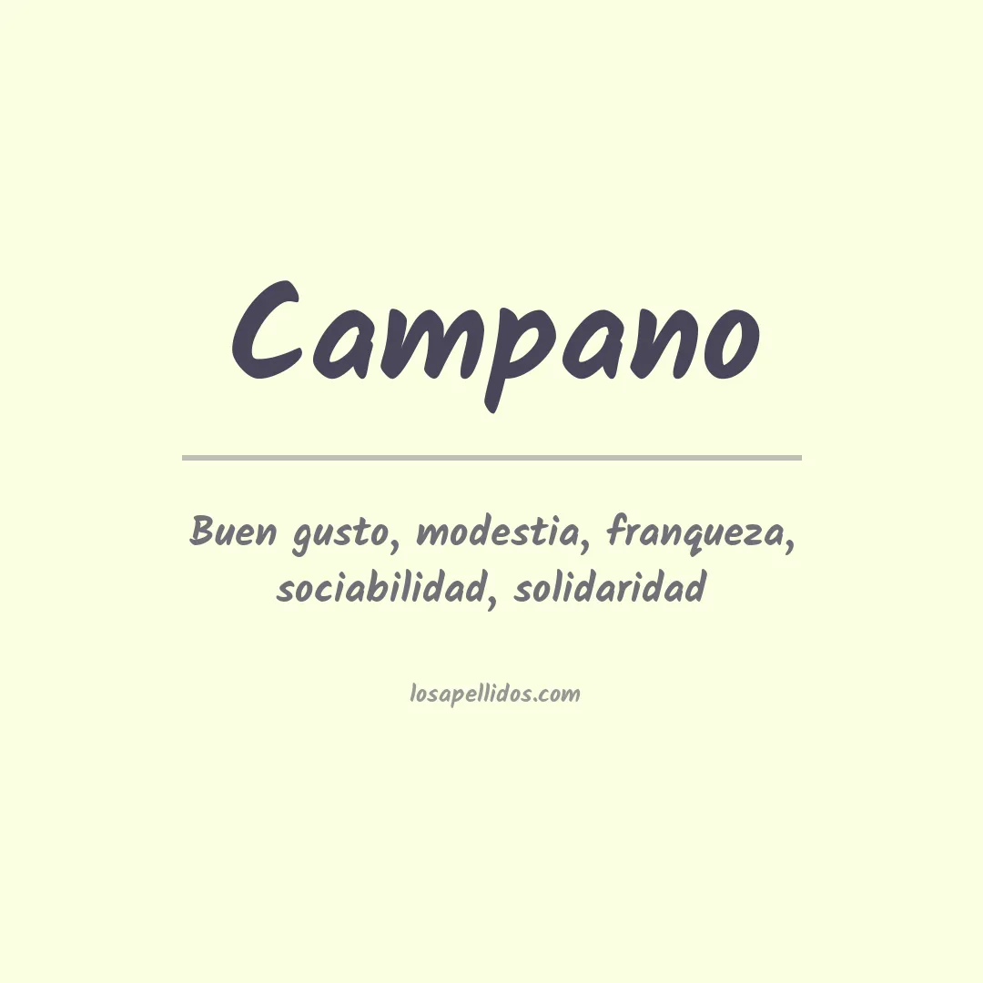 Apellido Campano