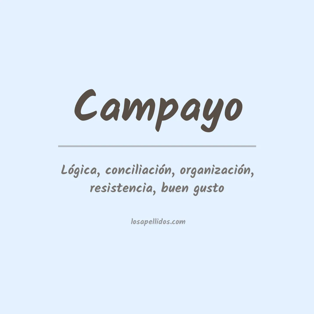 Apellido Campayo