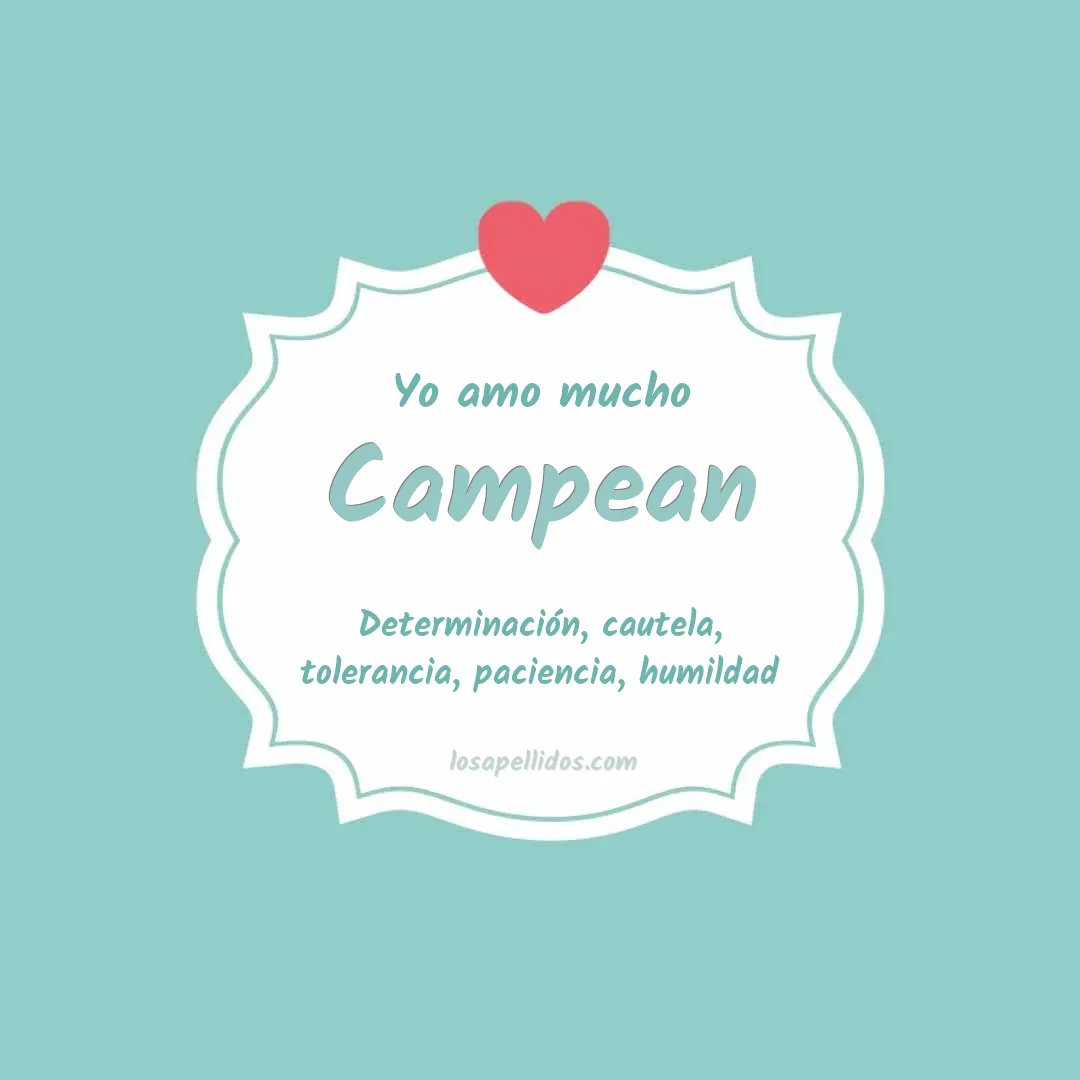Yo amo mucho Campean