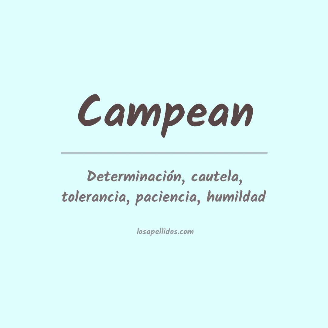 Apellido Campean