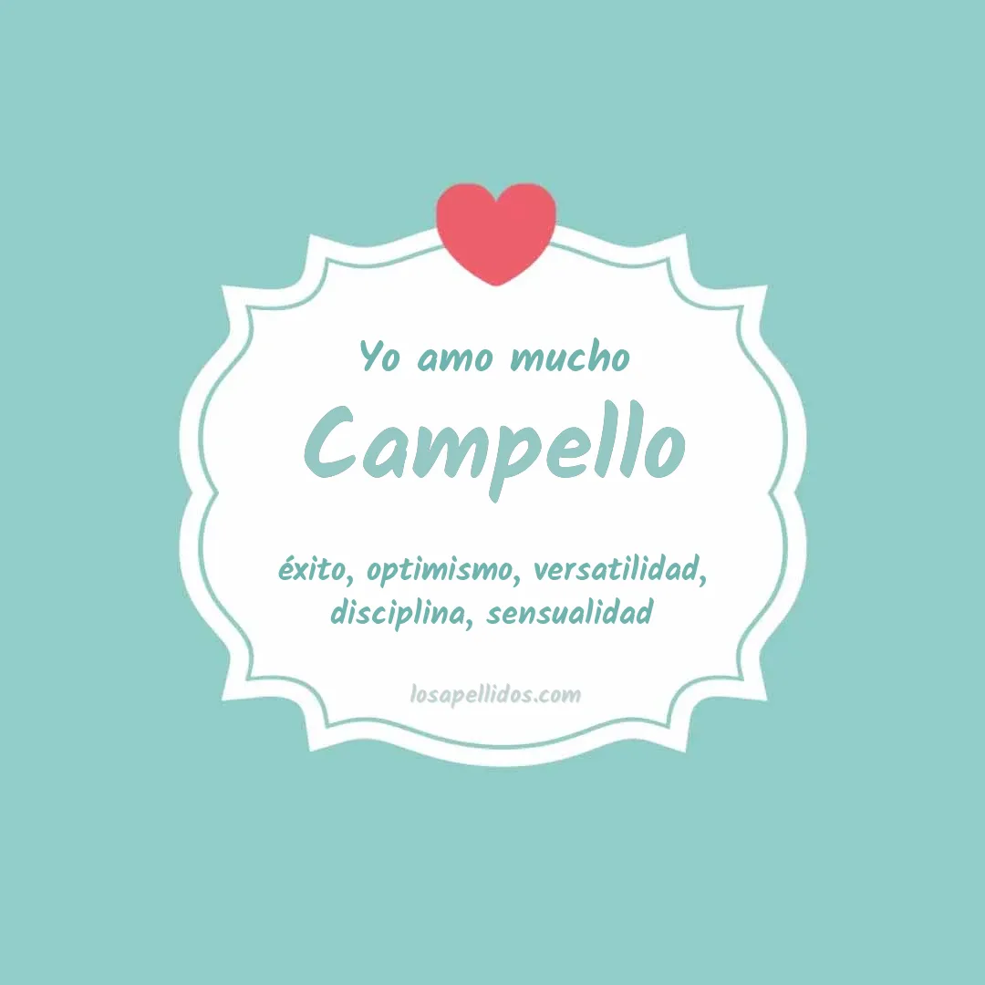 Yo amo mucho Campello