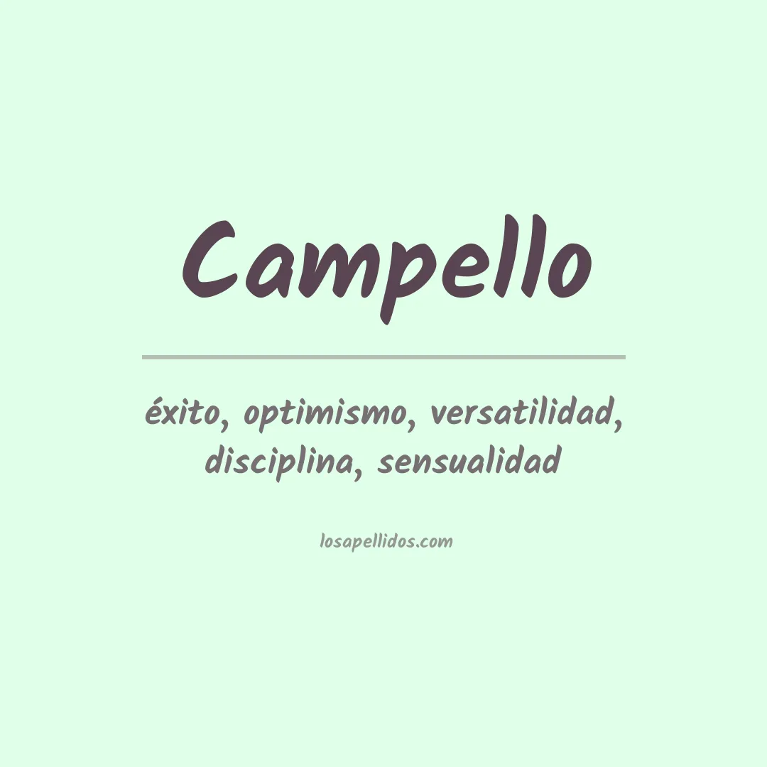 Apellido Campello