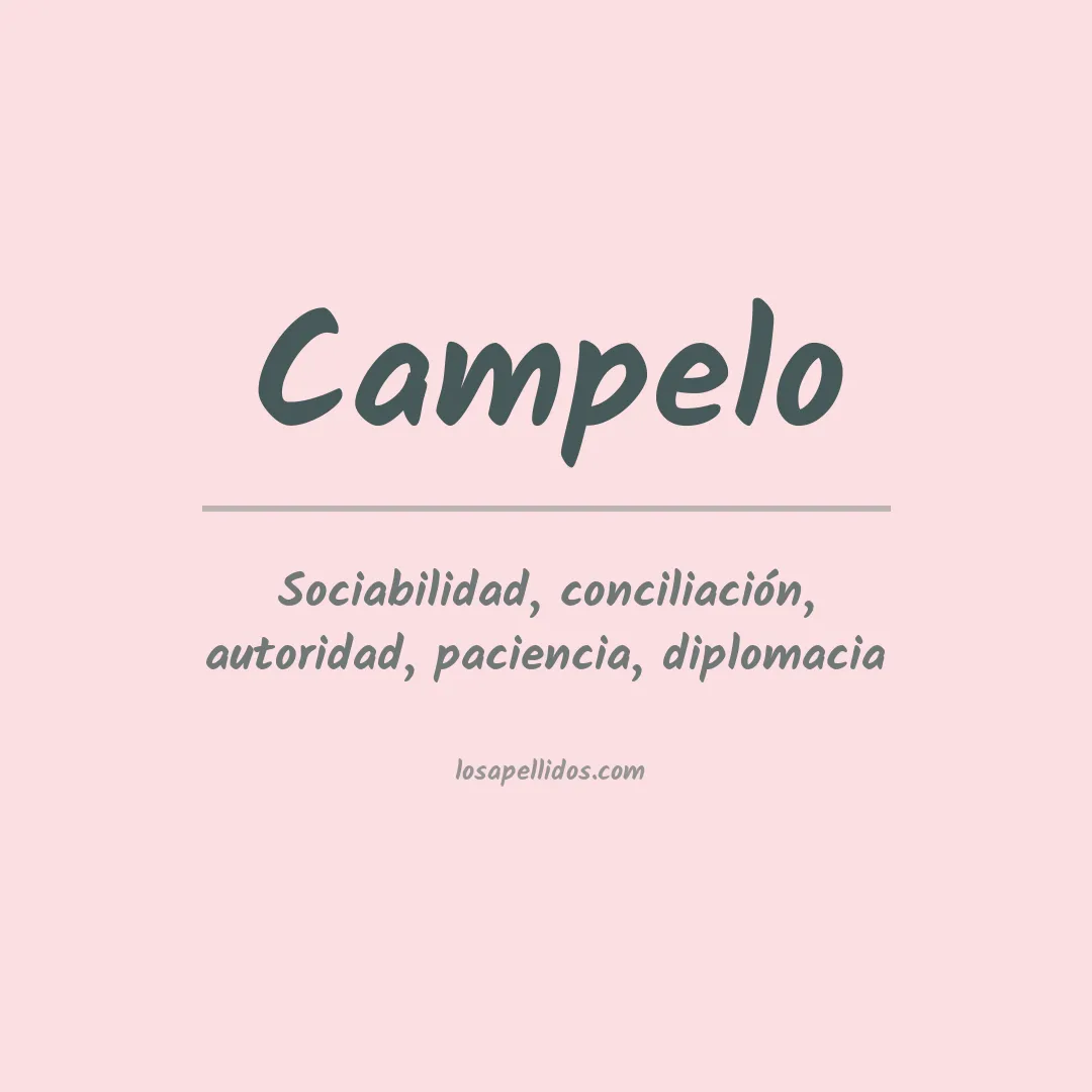 Apellido Campelo