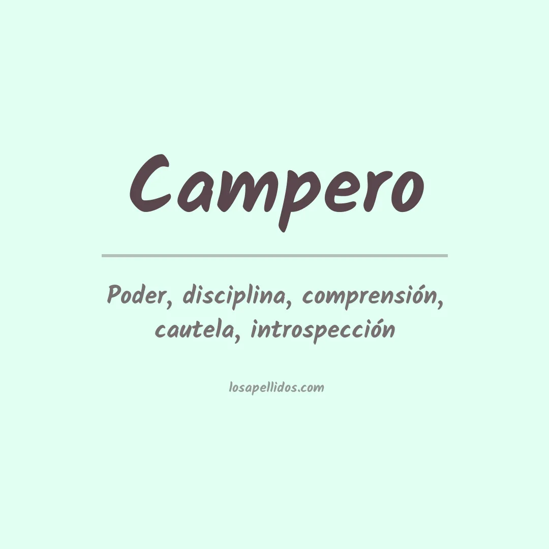 Apellido Campero