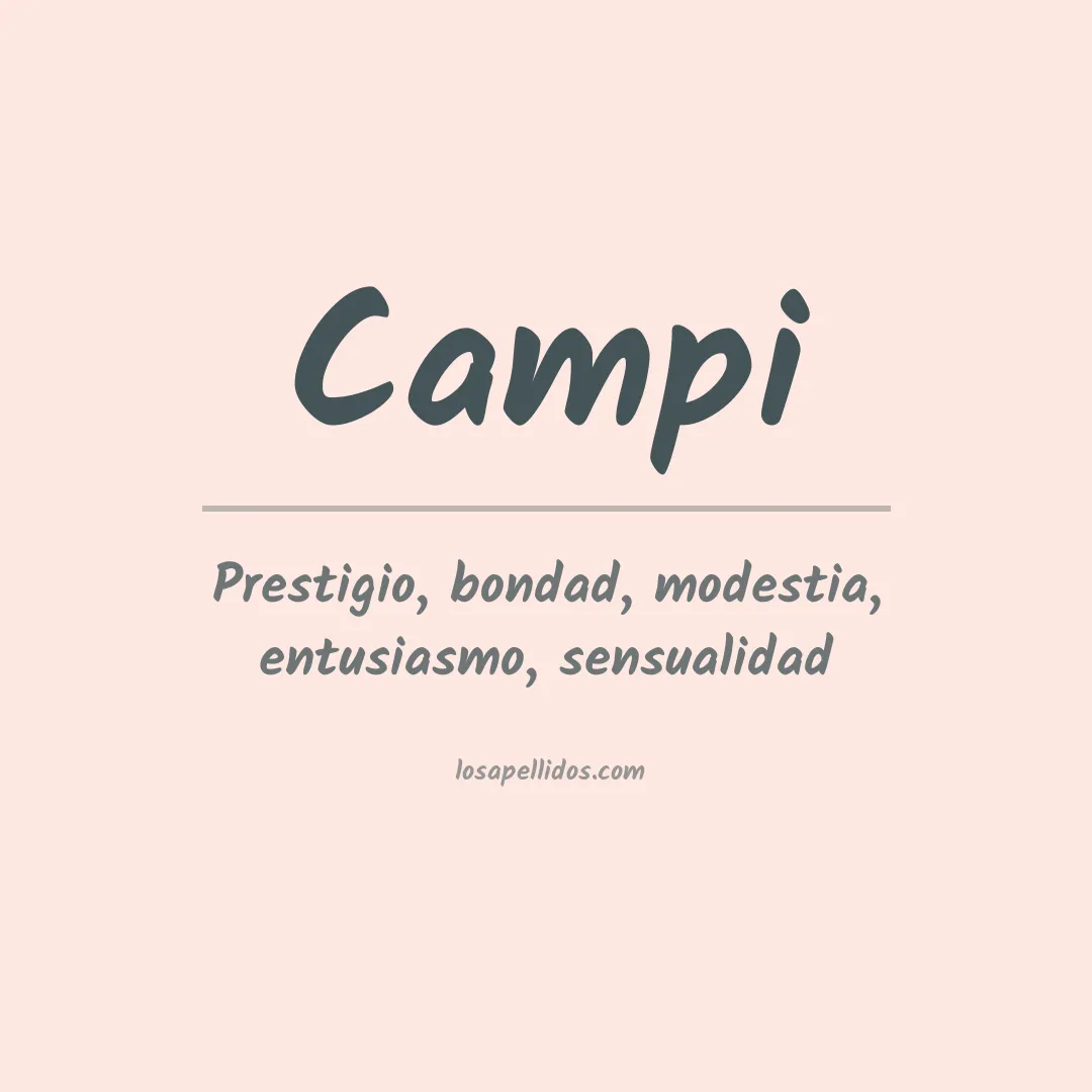 Apellido Campi