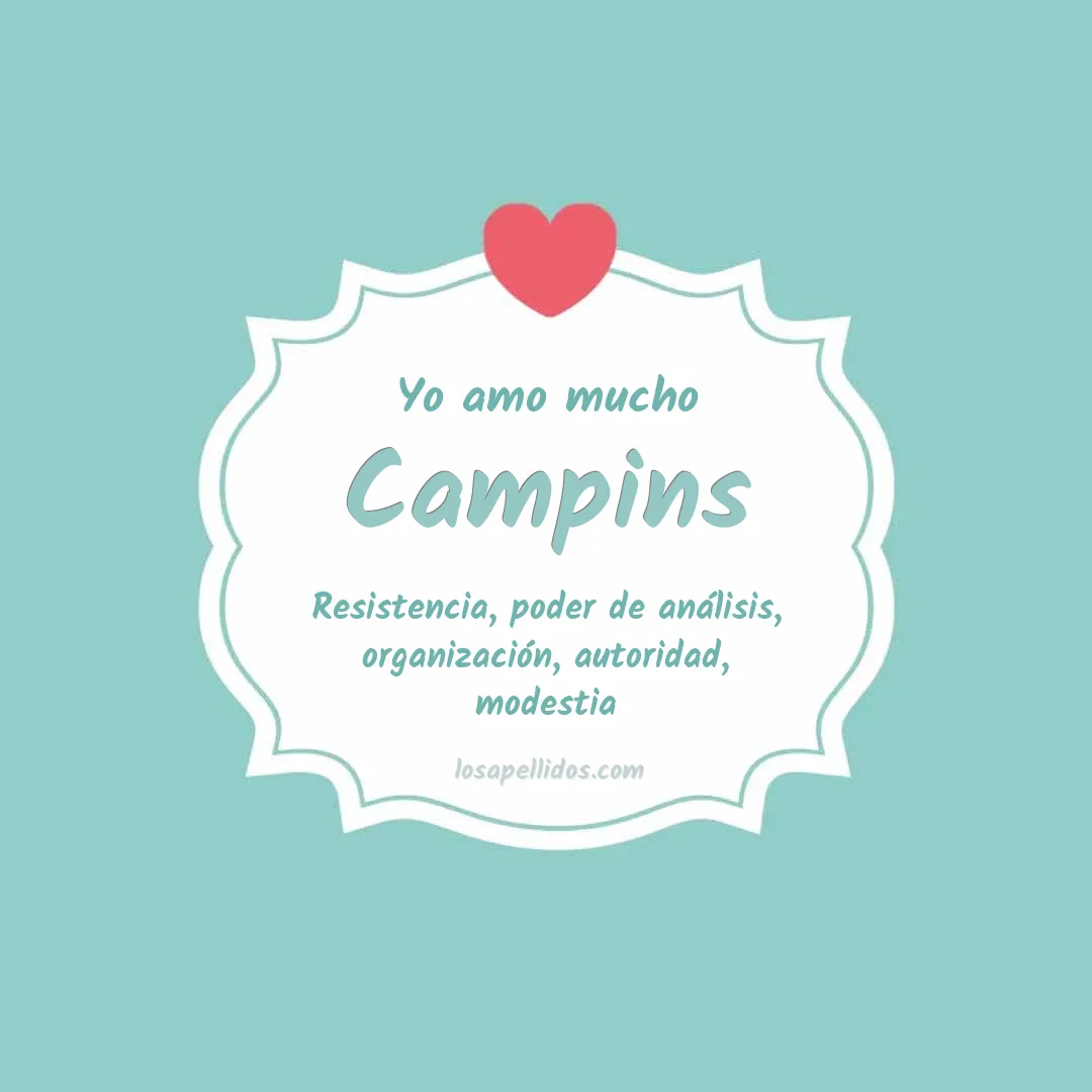 Yo amo mucho Campins