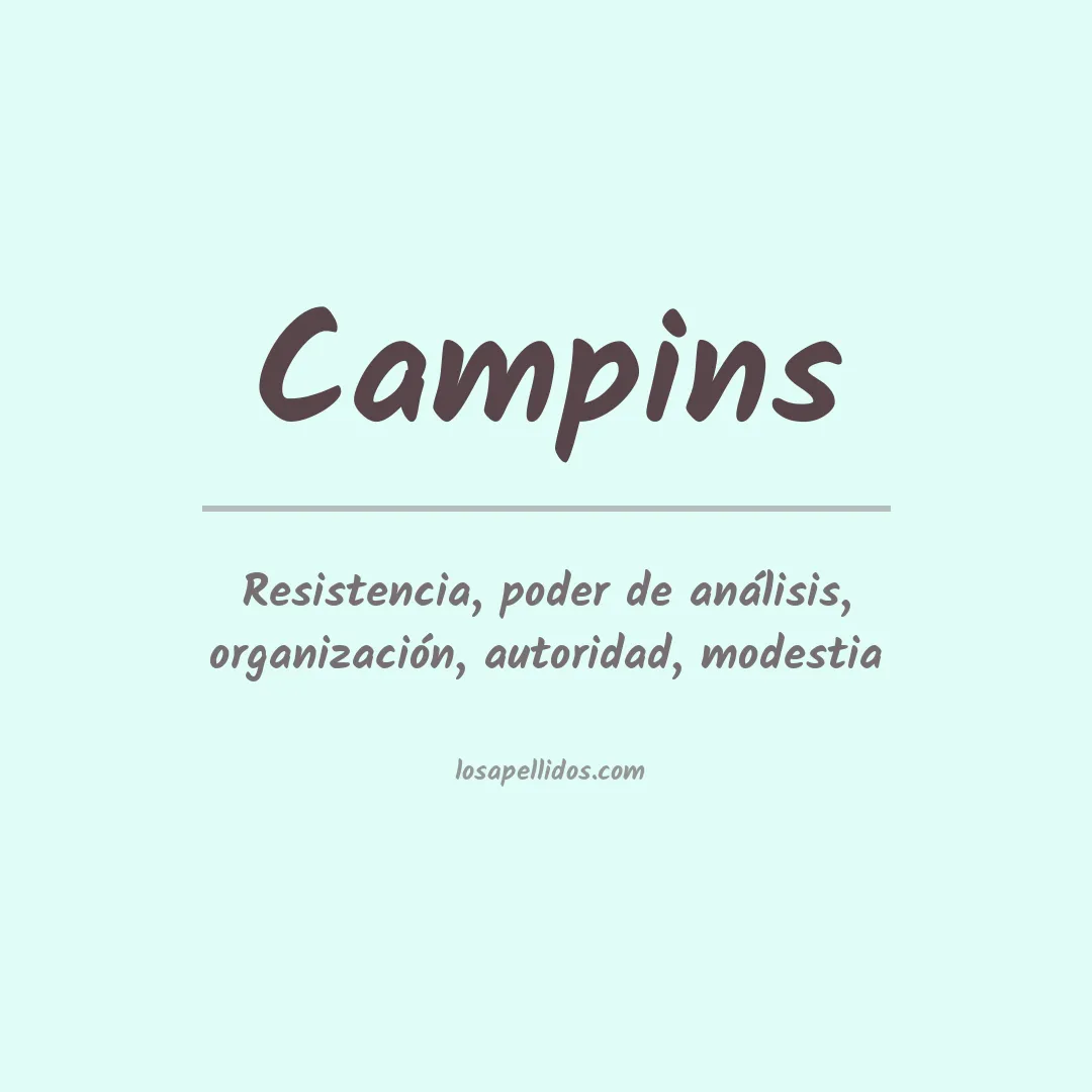 Apellido Campins