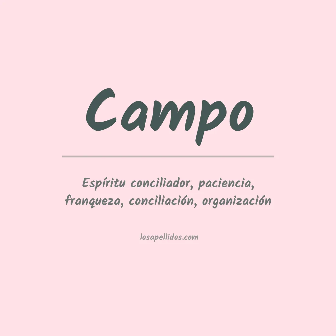 Apellido Campo