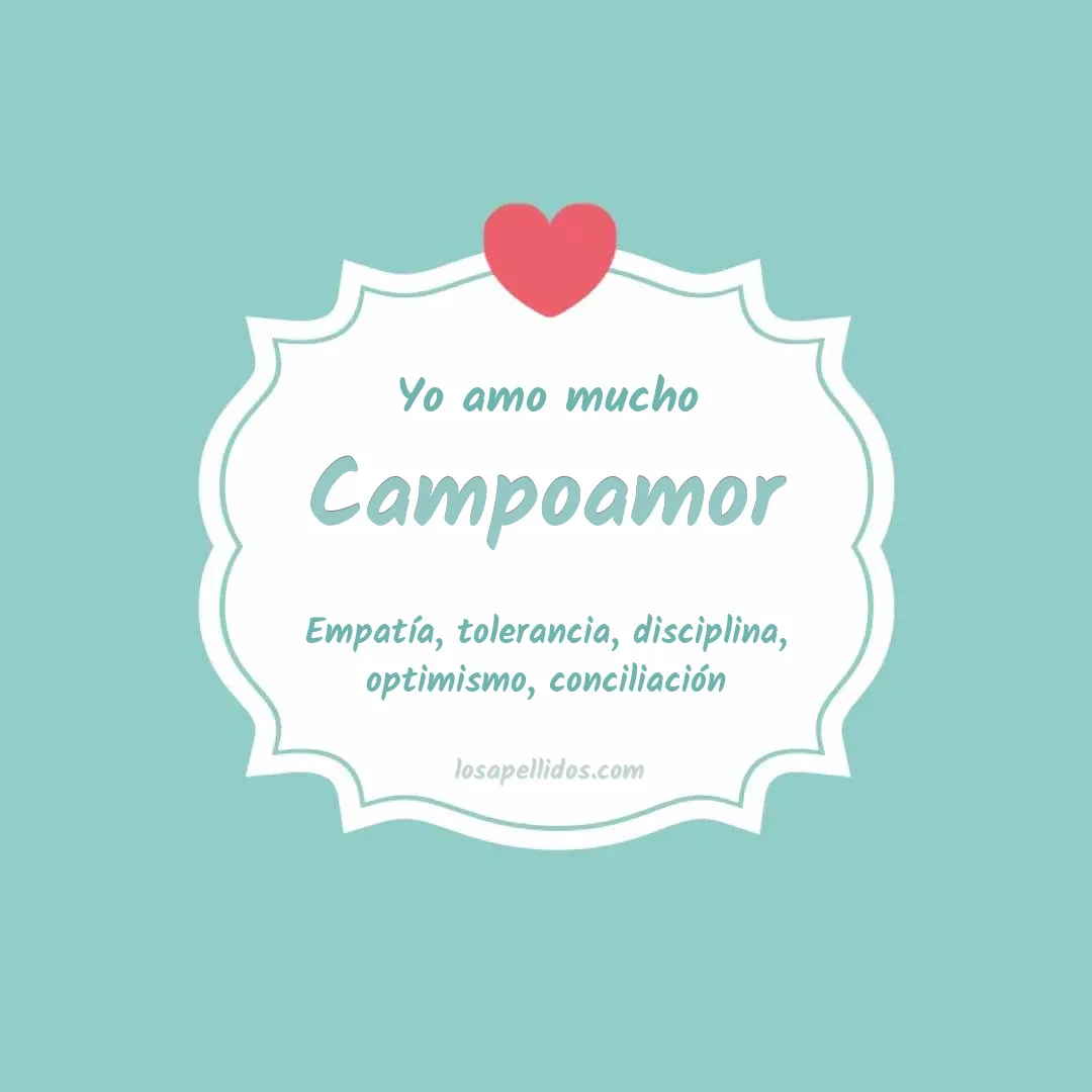 Yo amo mucho Campoamor