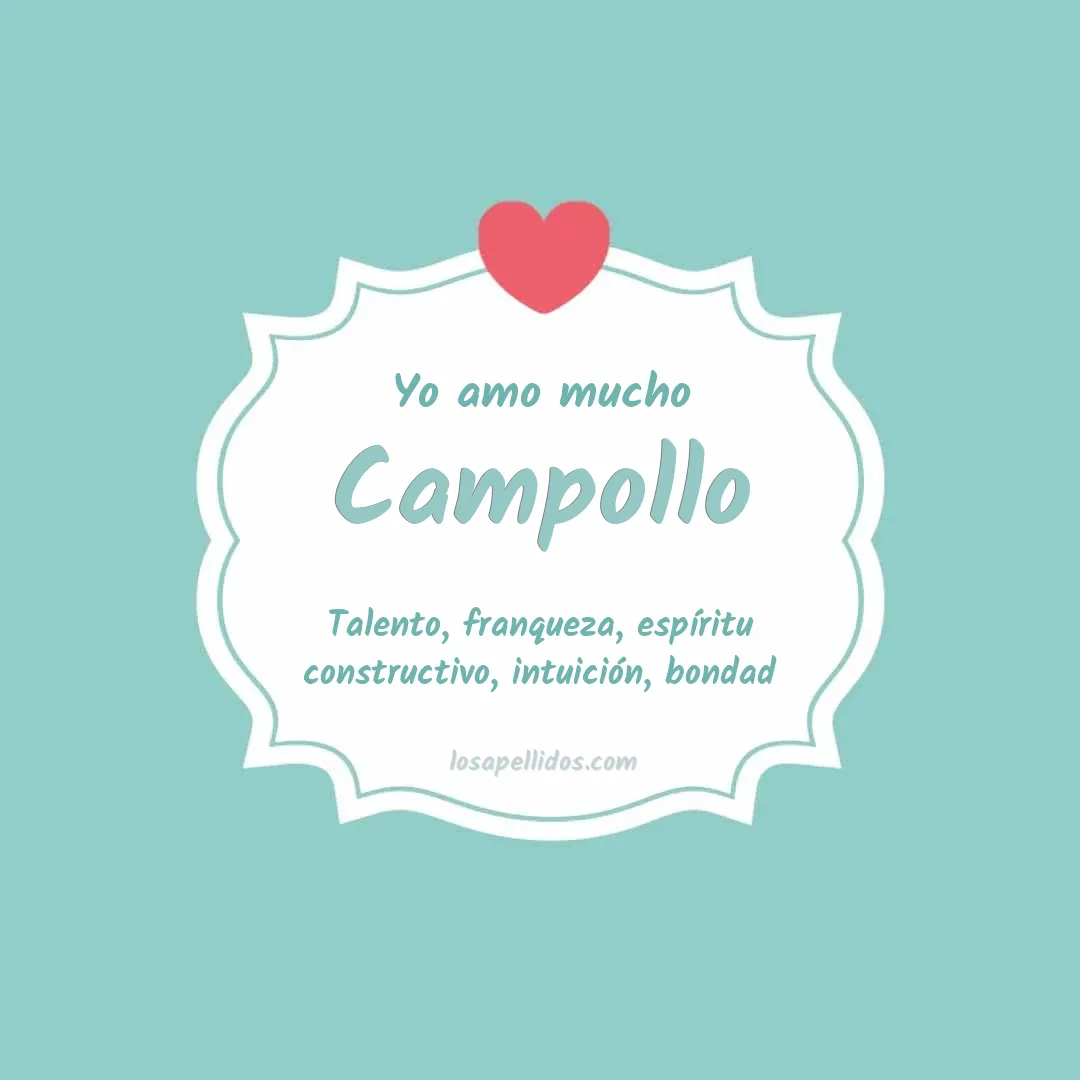 Yo amo mucho Campollo