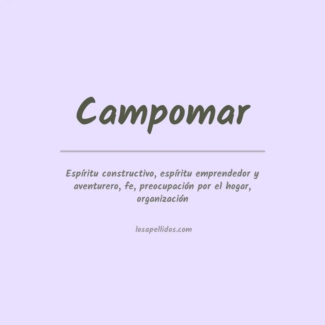 Apellido Campomar