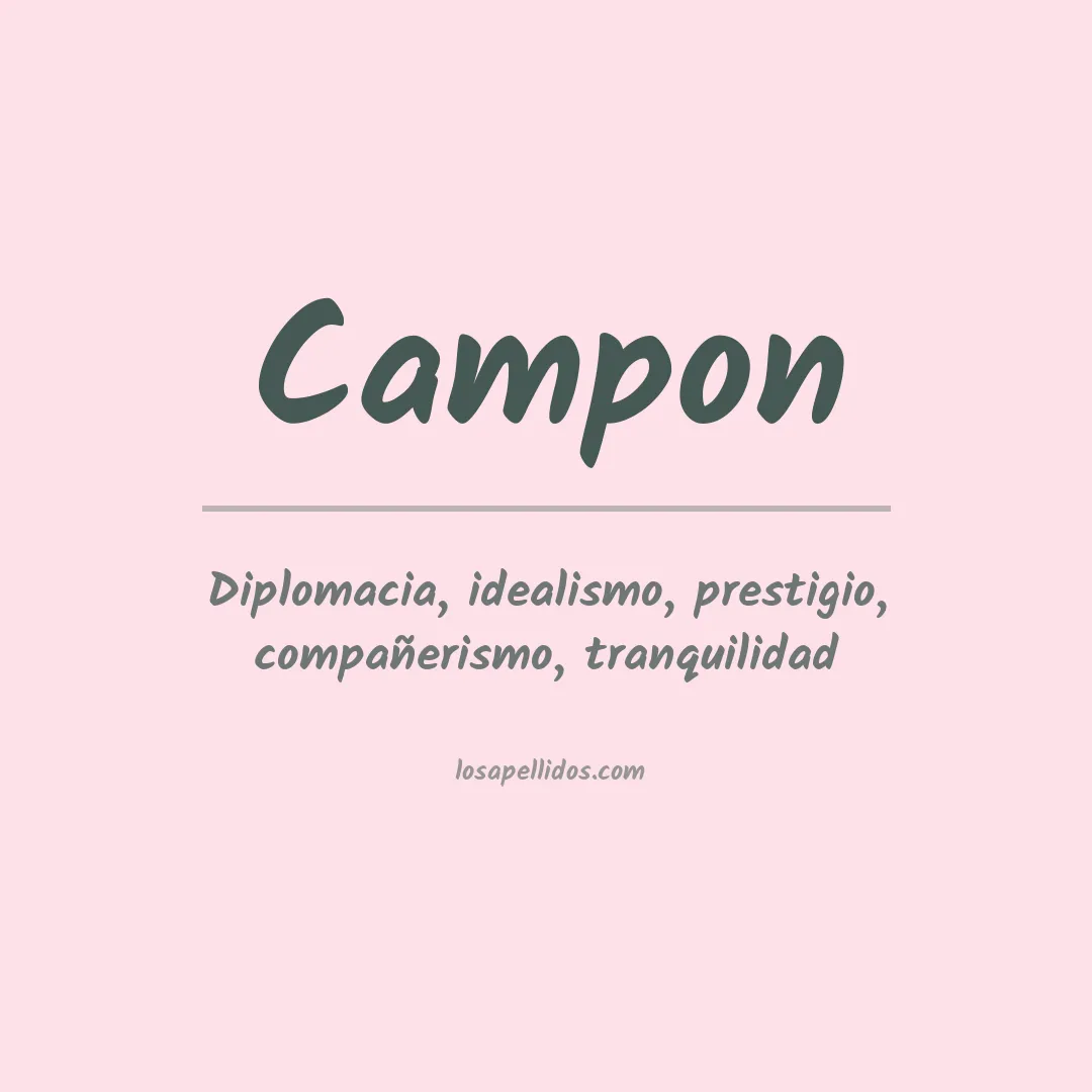 Apellido Campon