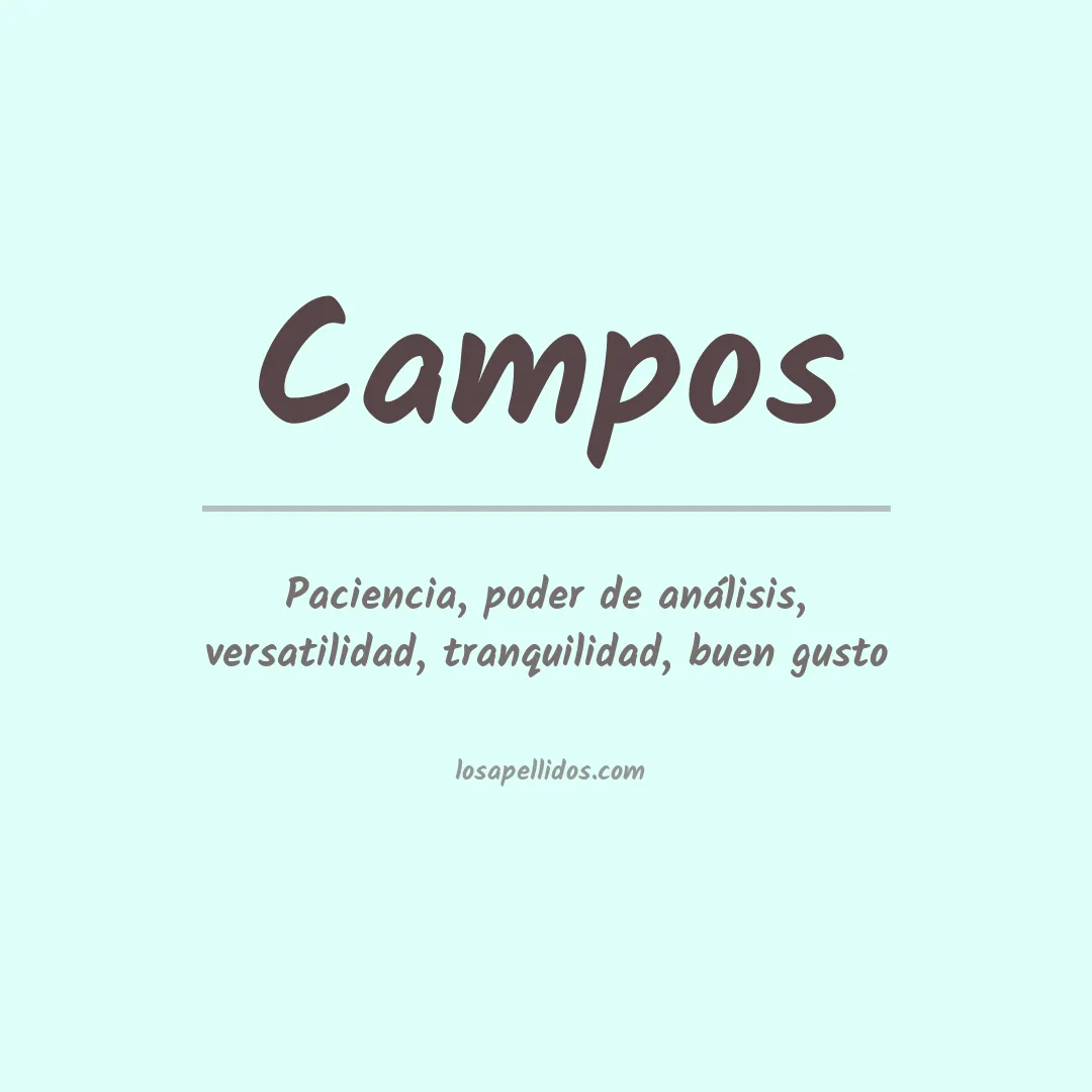 Apellido Campos
