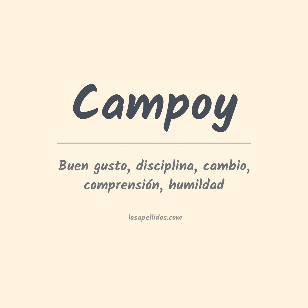 Apellido Campoy