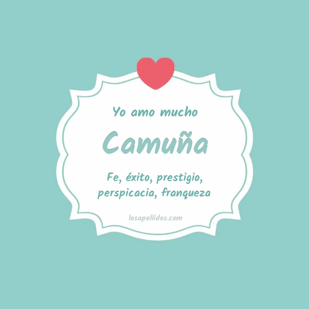 Yo amo mucho Camuña