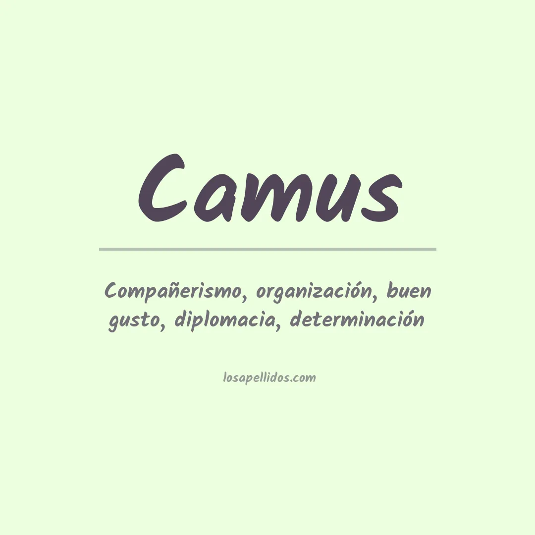 Apellido Camus