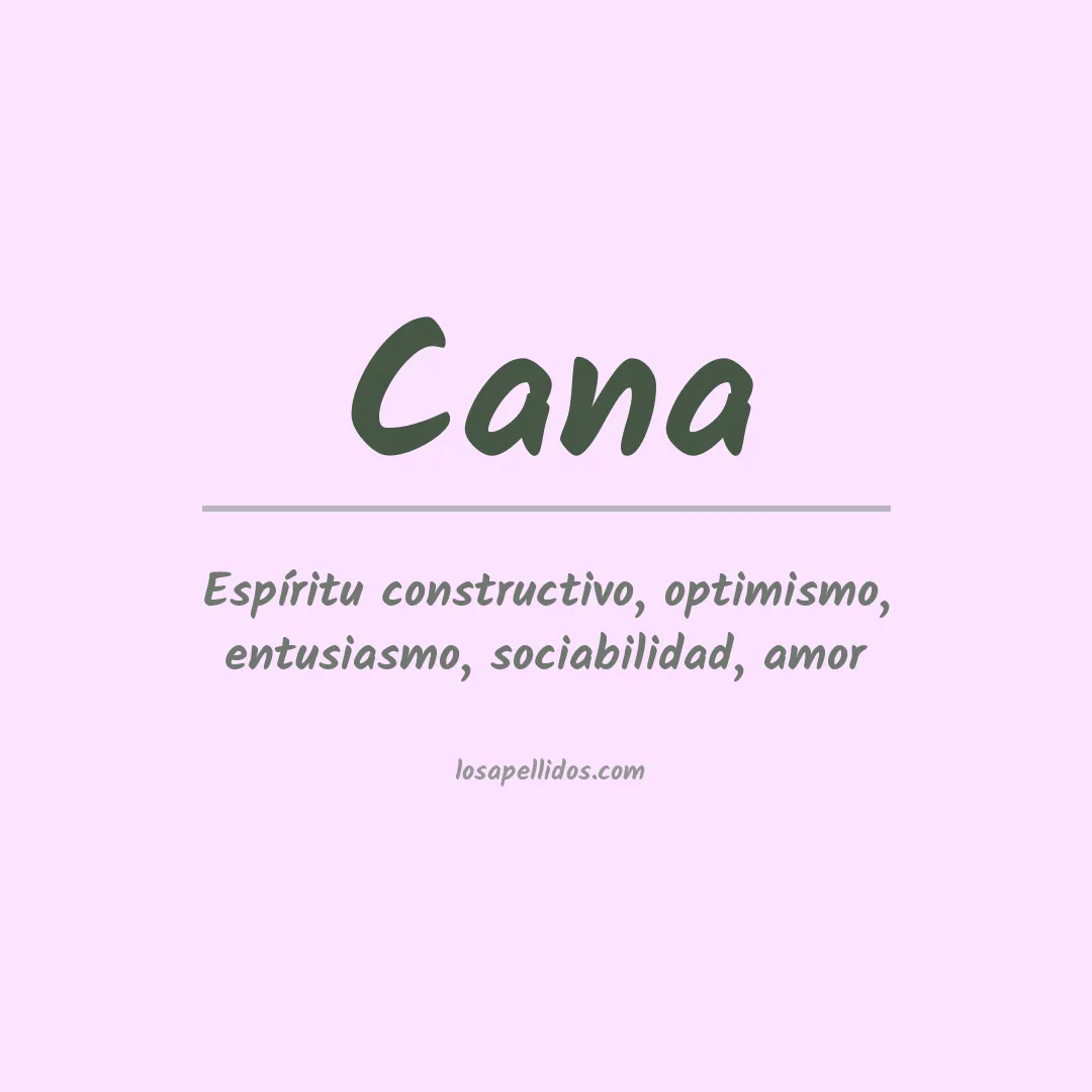 Apellido Cana