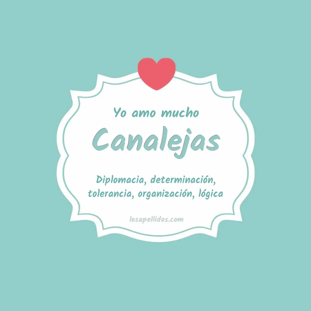 Yo amo mucho Canalejas
