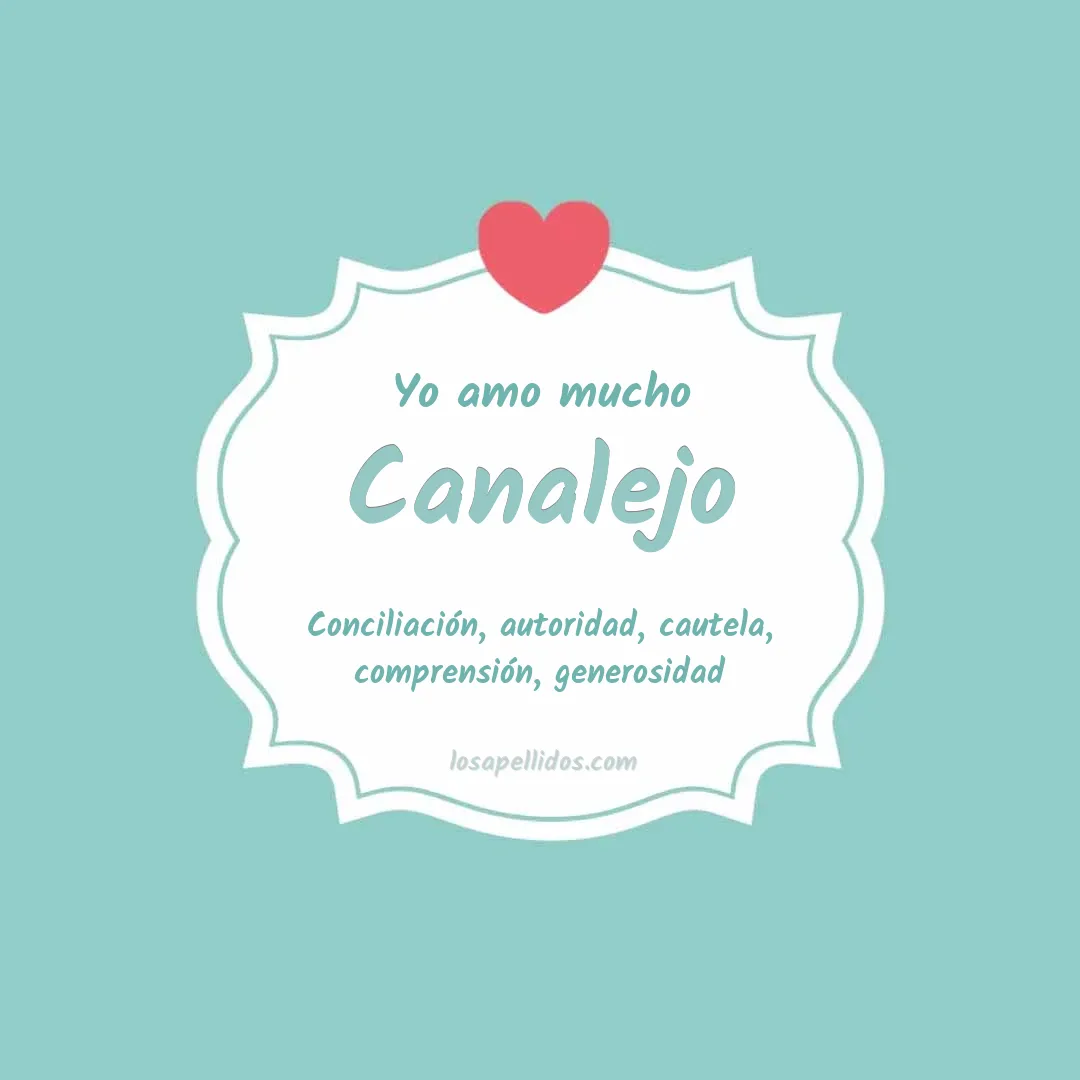 Yo amo mucho Canalejo