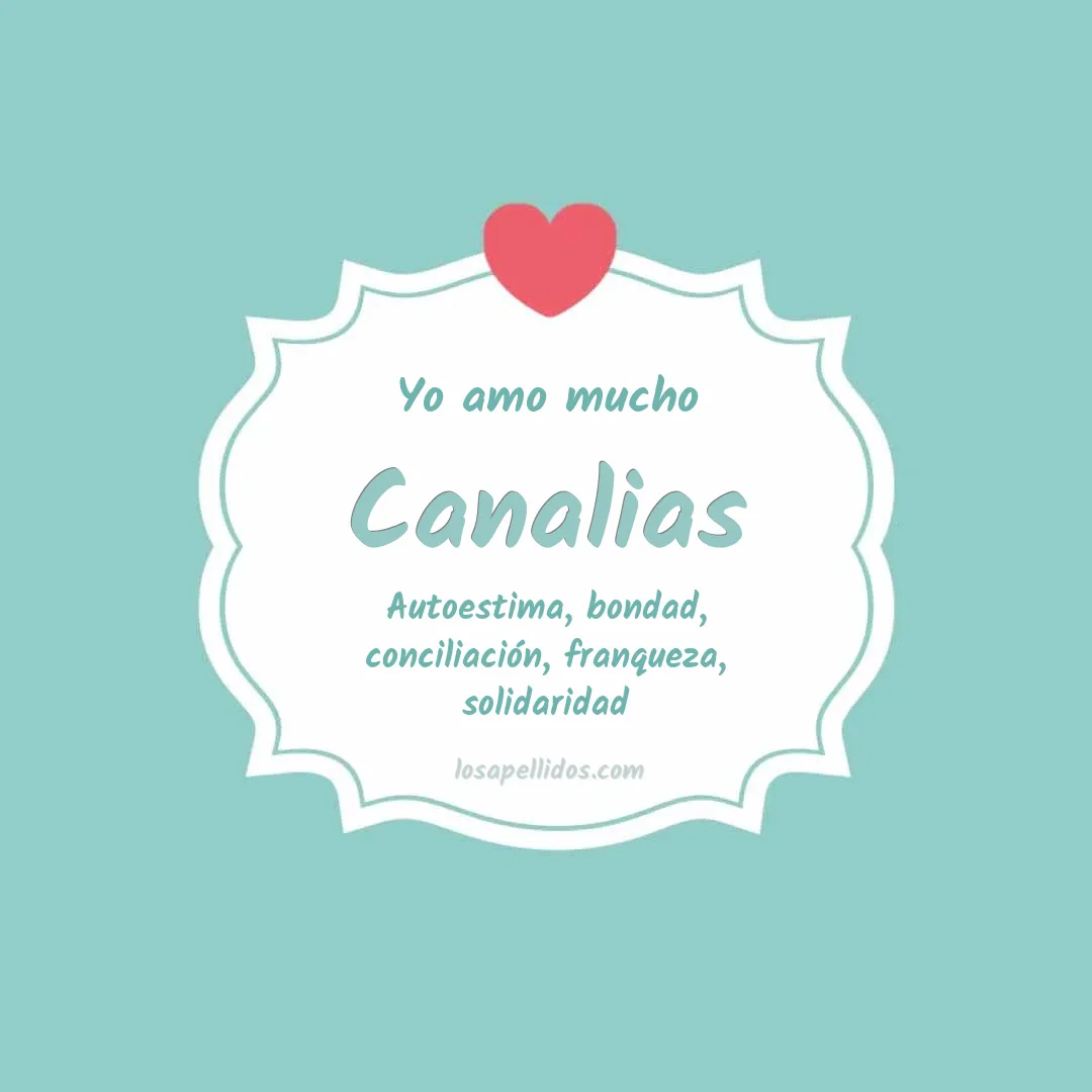 Yo amo mucho Canalias