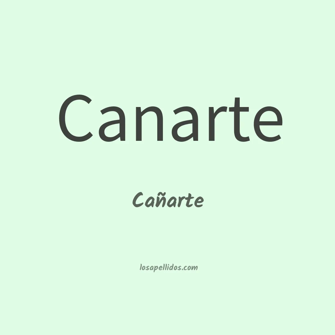 Cañarte en chino