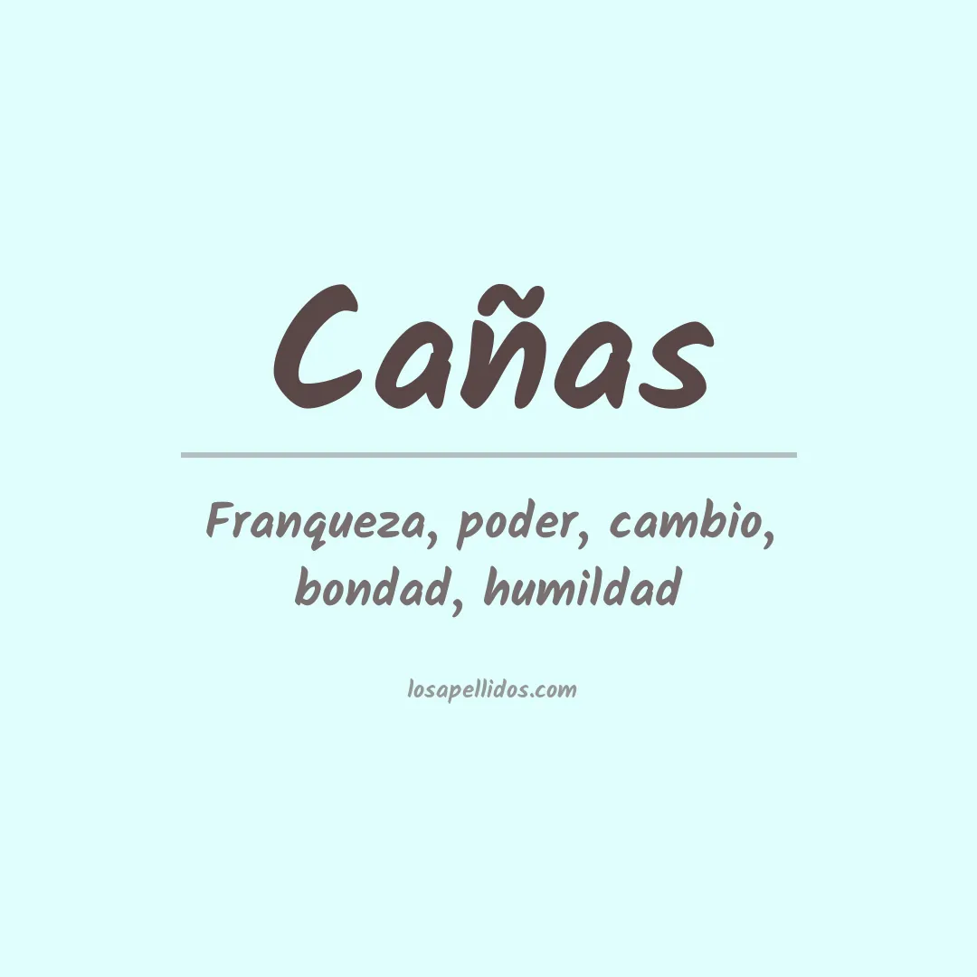 Apellido Cañas
