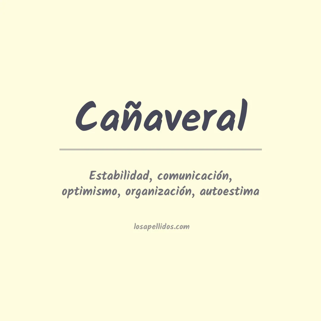 Apellido Cañaveral