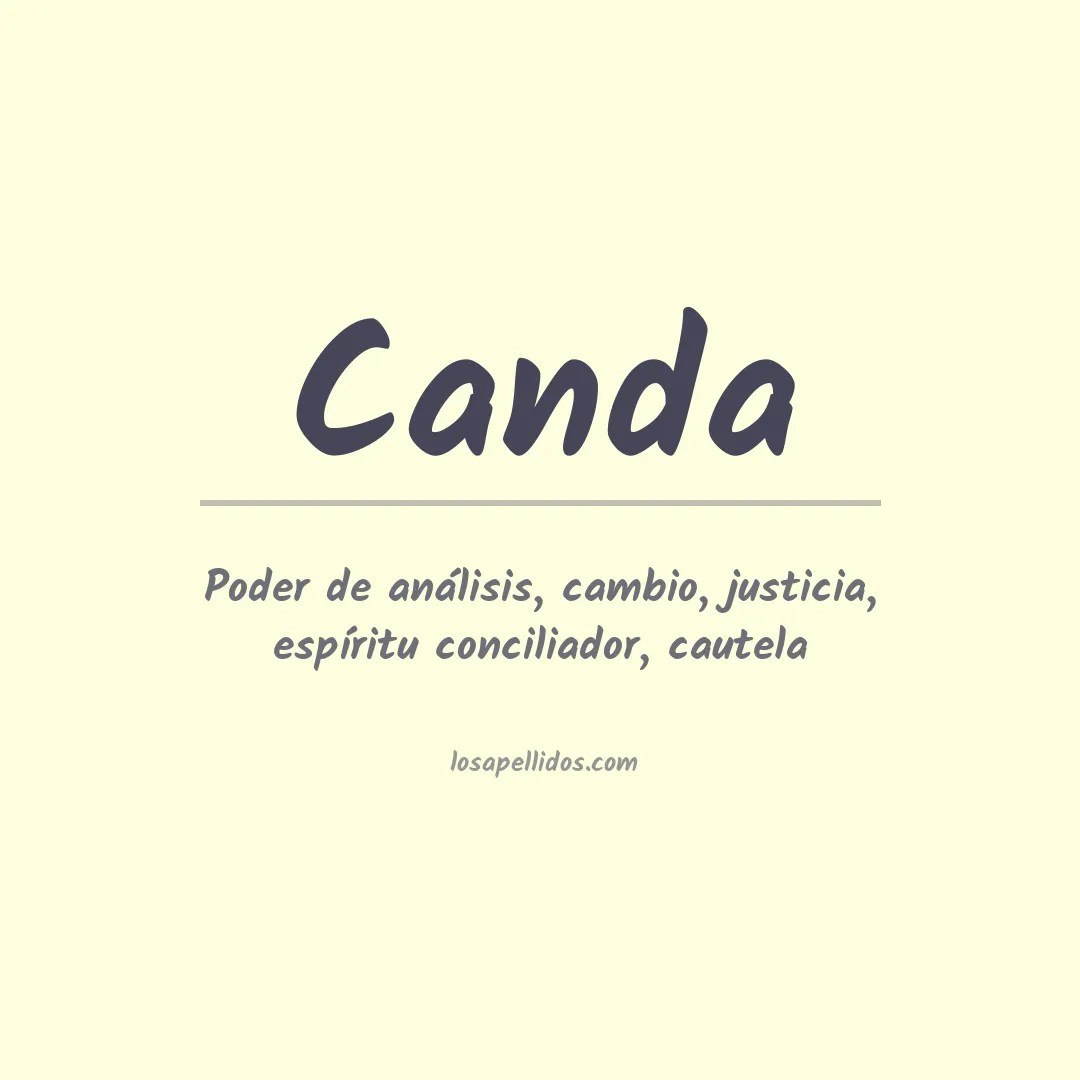 Apellido Canda