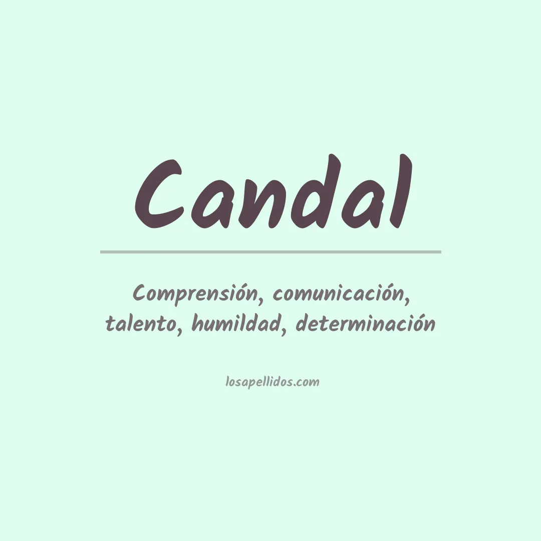 Apellido Candal