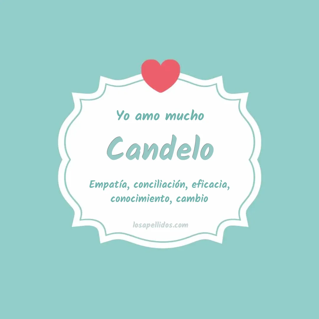 Yo amo mucho Candelo