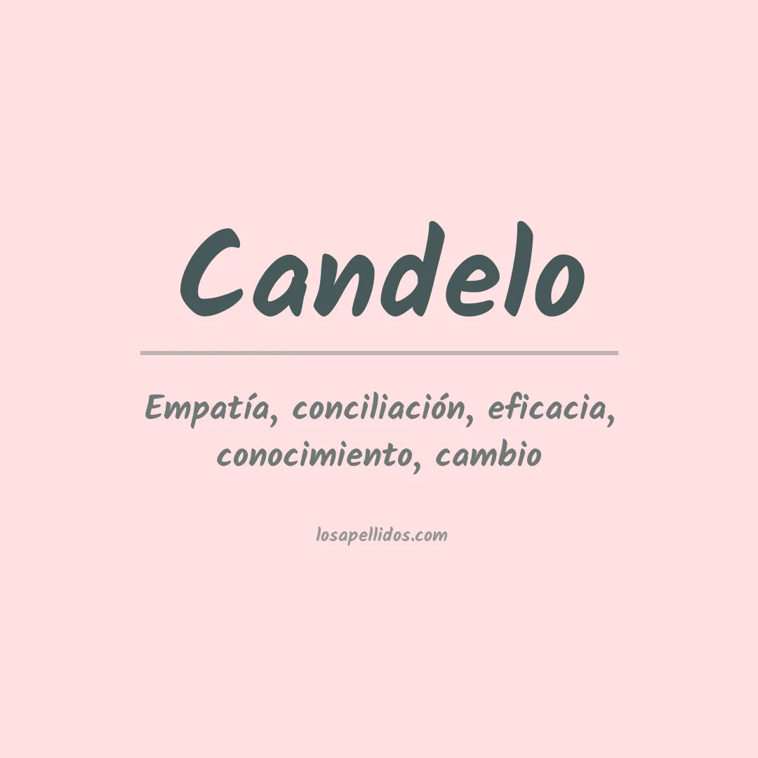 Apellido Candelo
