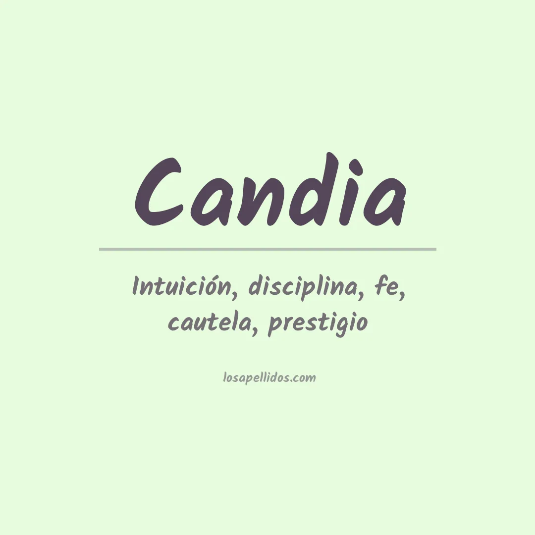 Apellido Candia