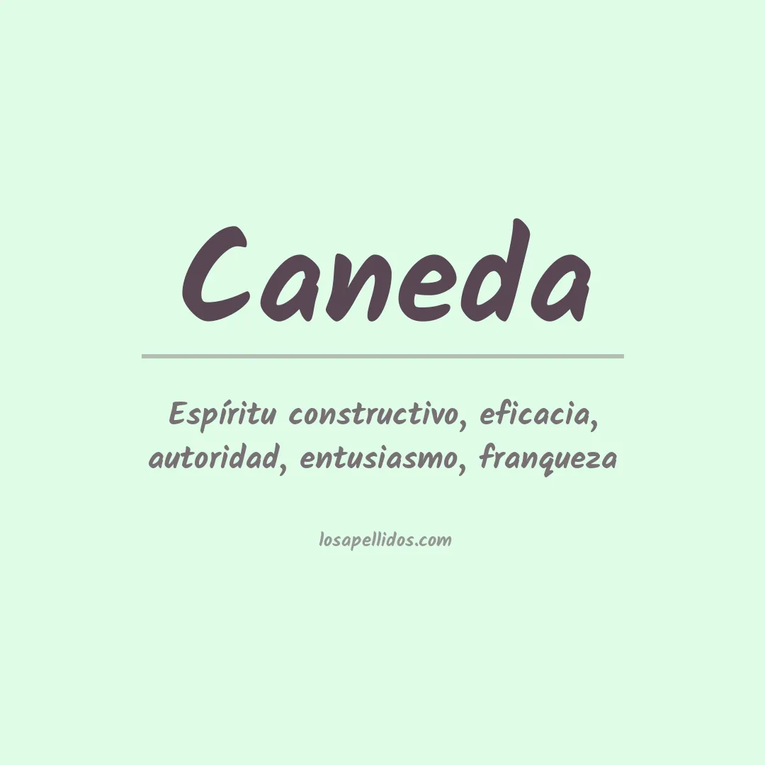Apellido Caneda