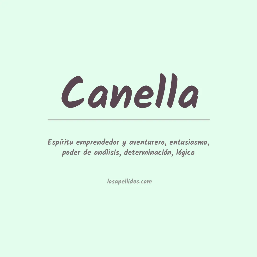 Apellido Canella