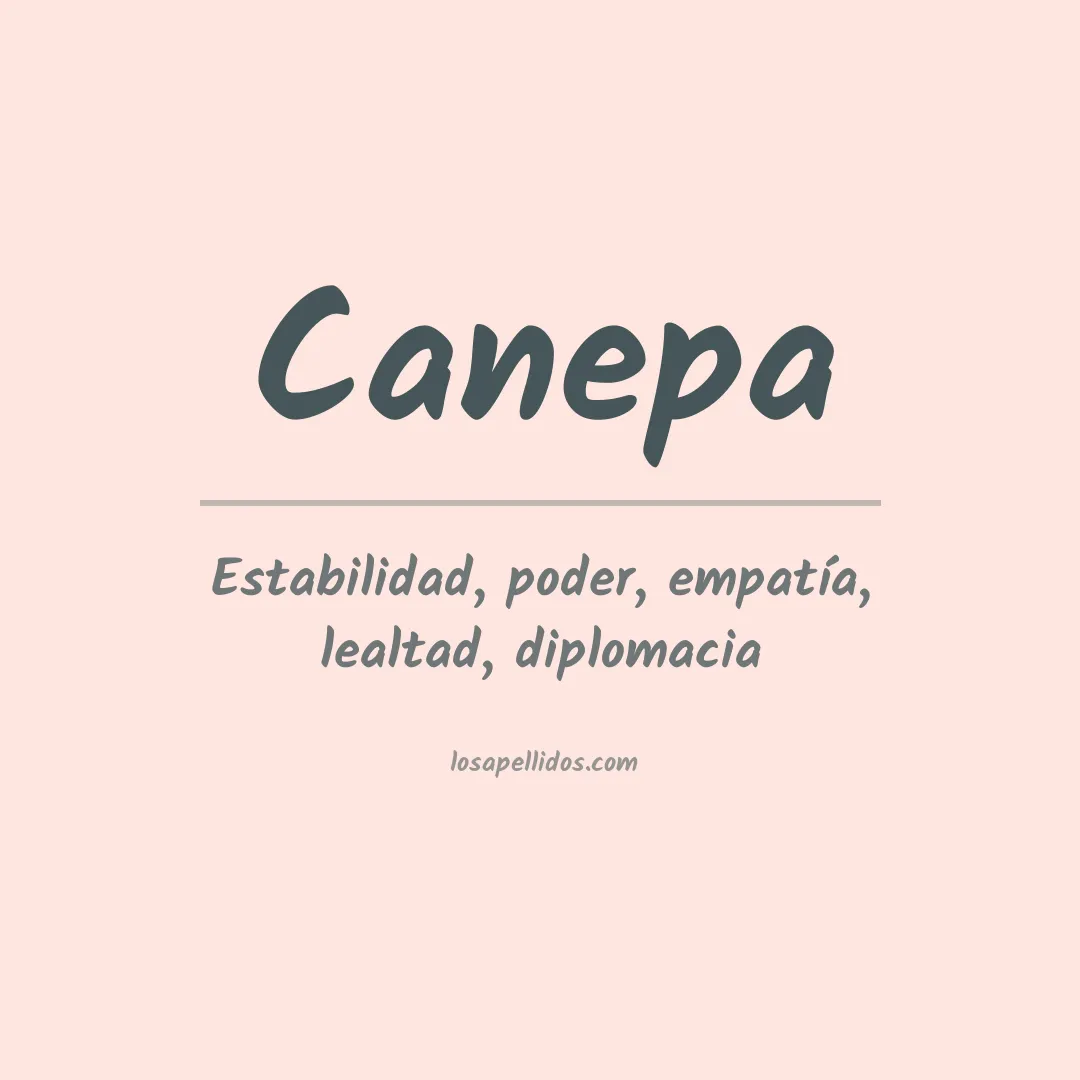 Apellido Canepa