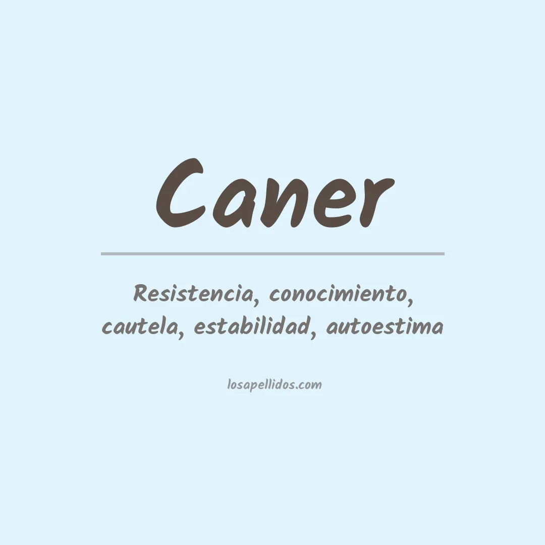 Apellido Caner