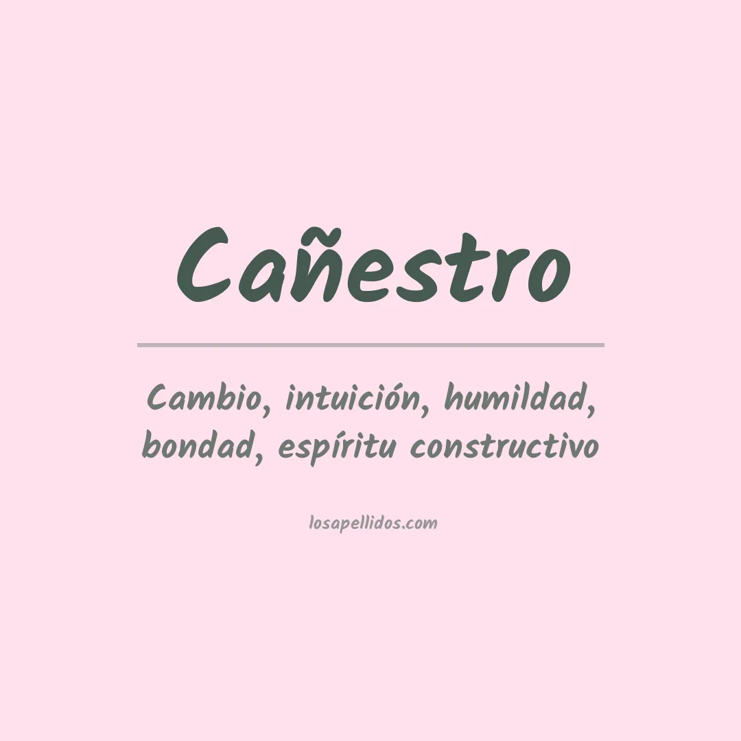 Apellido Cañestro
