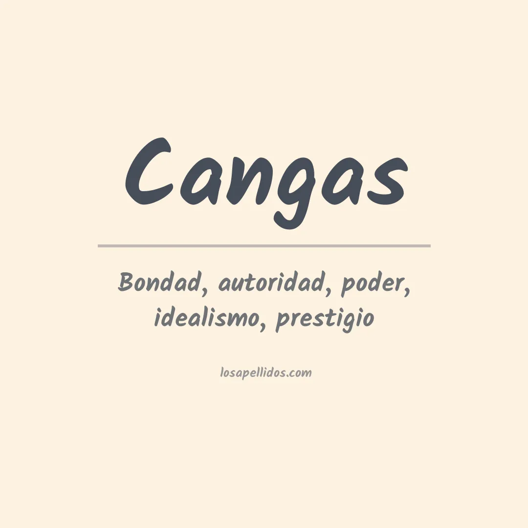 Apellido Cangas