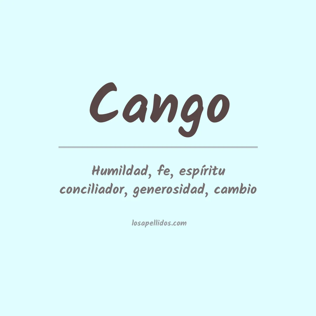 Apellido Cango