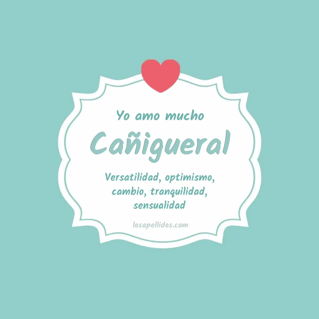 Yo amo mucho Cañigueral