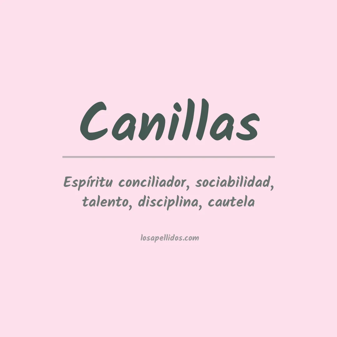 Apellido Canillas
