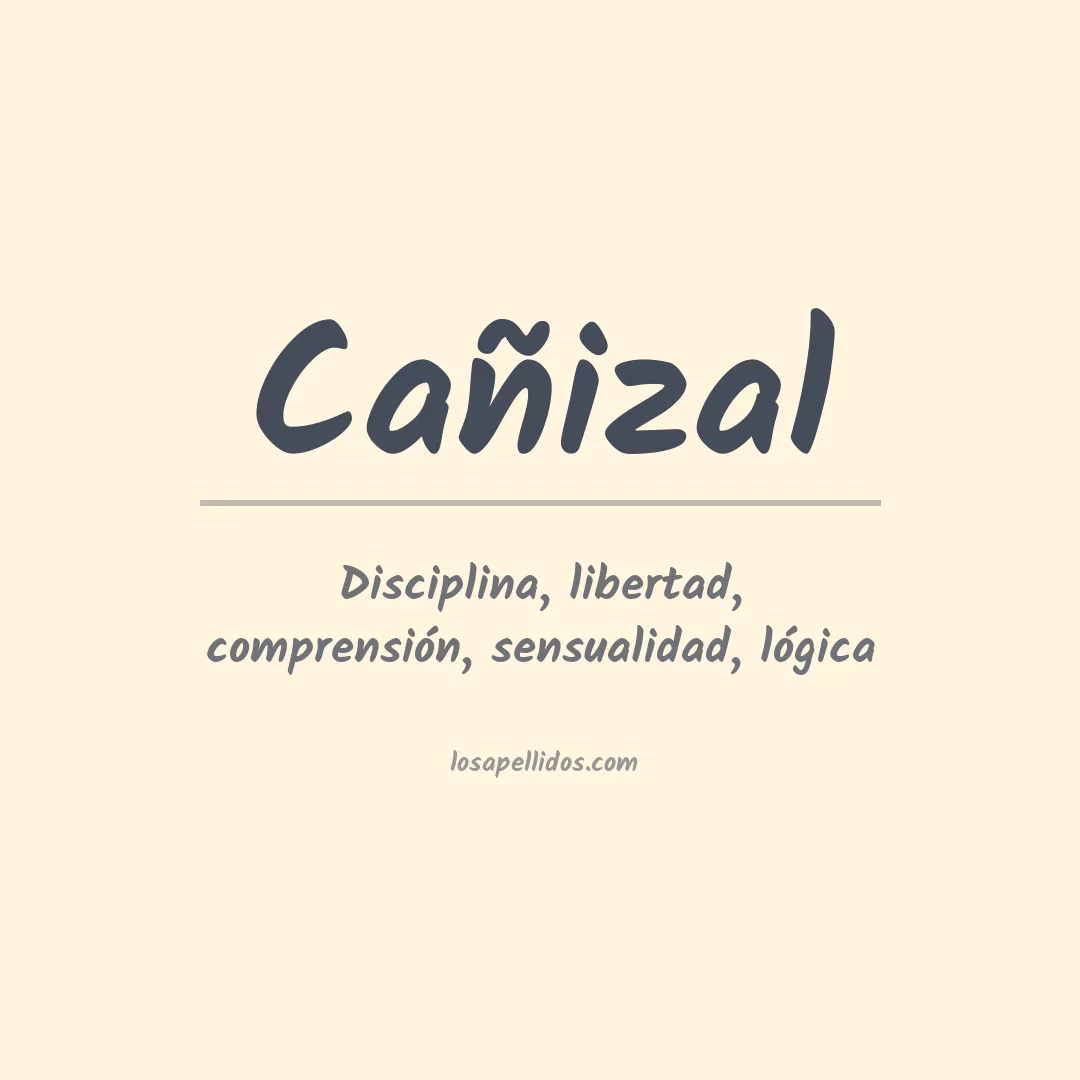 Significado del Apellido Cañizal