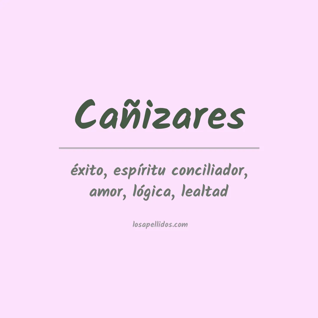 Apellido Cañizares