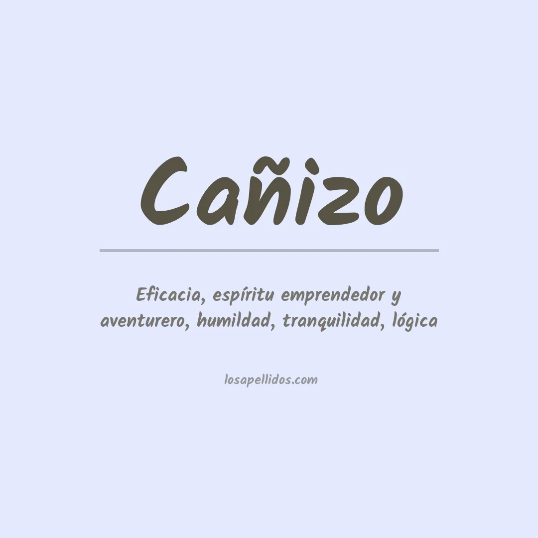 Apellido Cañizo