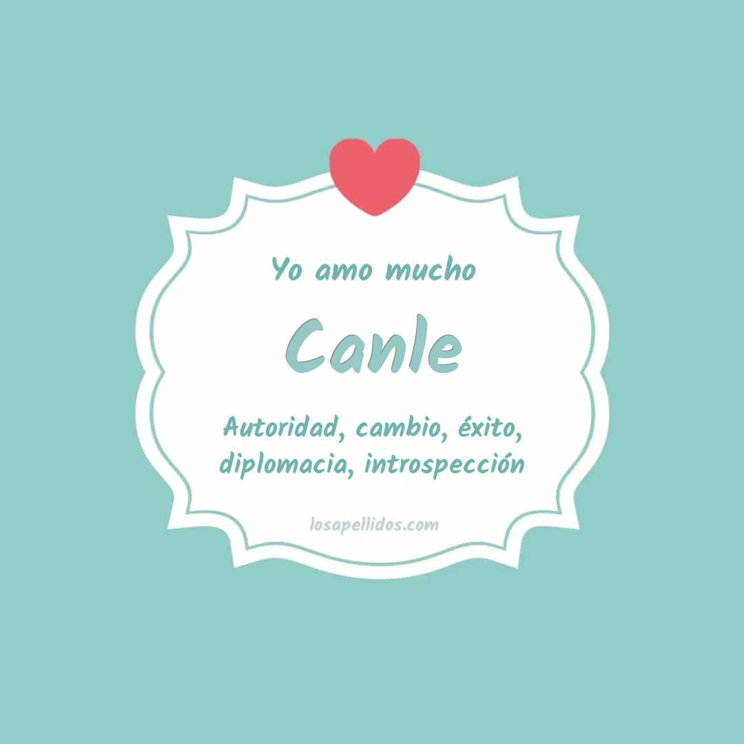 Yo amo mucho Canle