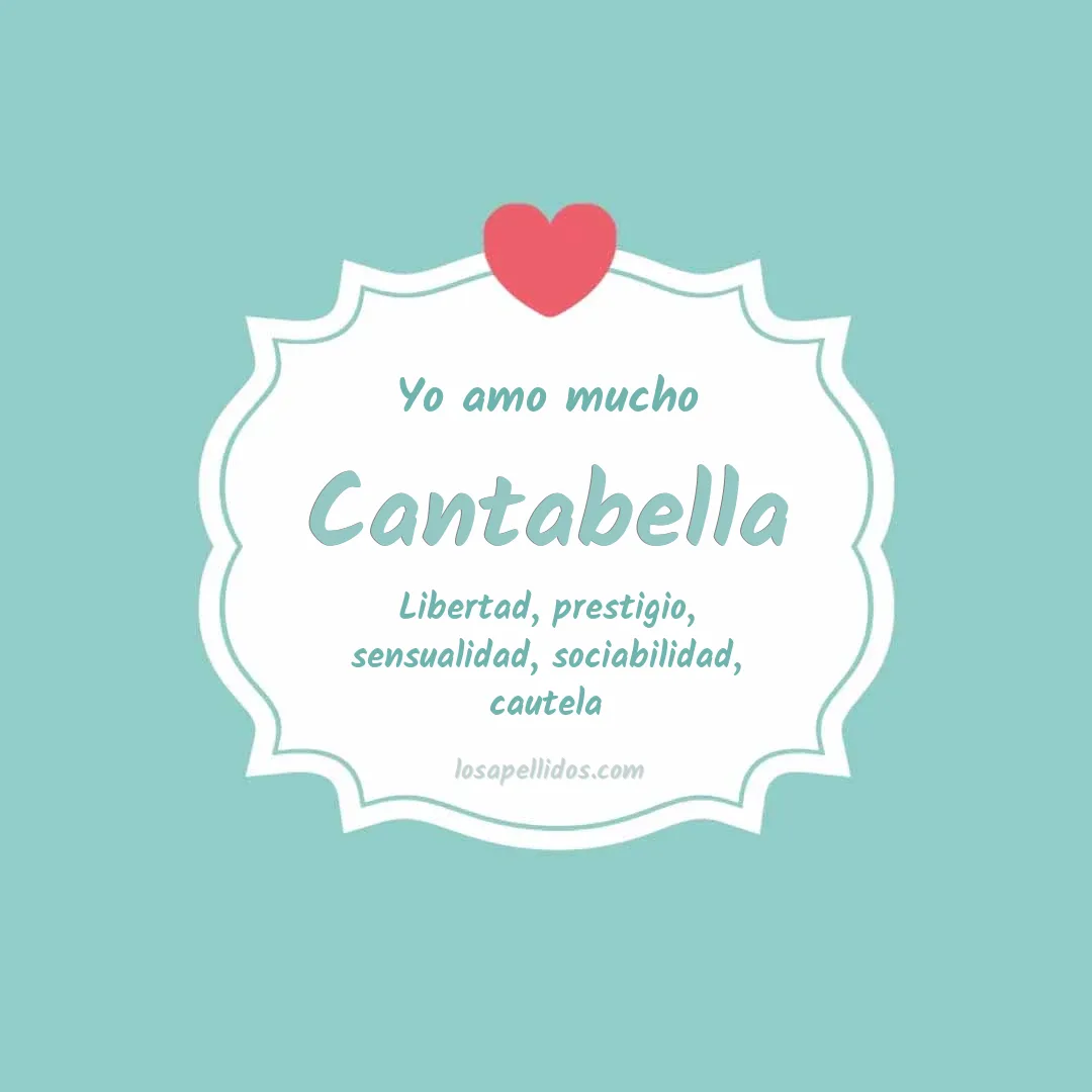 Yo amo mucho Cantabella
