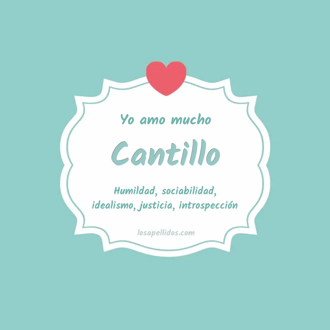 Yo amo mucho Cantillo