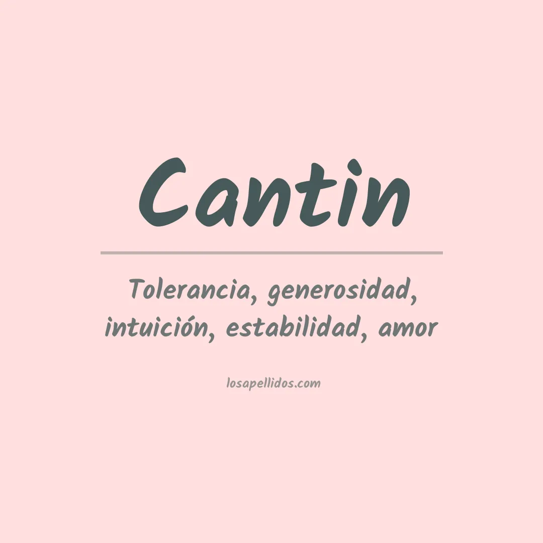 Apellido Cantin