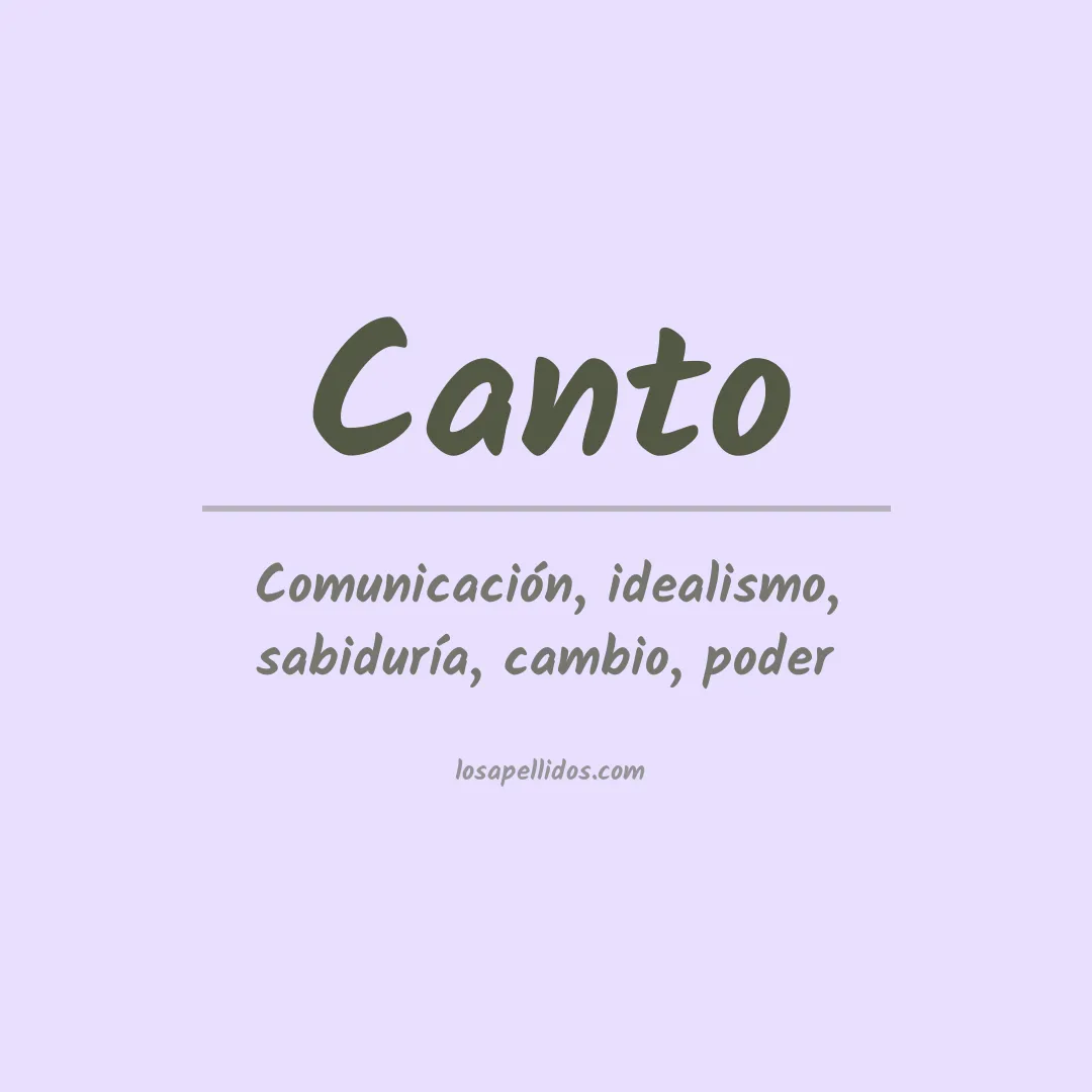 Apellido Cantó